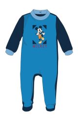   Disney Mickey egér baba velúr rugdalózó - sötétkék - 1-3 hónapos babának