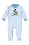 Disney Mickey egér baba velúr rugdalózó - világoskék - 3-6 hónapos babának Disney Mickey egér baba velúr rugdalózó - világoskék - 3-6 hónapos babának