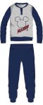Disney Mickey egér férfi vékony pamut pizsama - jersey pizsama - világosszürke-sötétkék - L Disney Mickey egér férfi vékony pamut pizsama - jersey pizsama - világosszürke-sötétkék - L