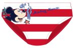   Disney Mickey egér baba fürdő alsó kisfiúknak - piros - 92