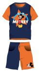 Disney Mickey egér pamut nyári együttes - póló-rövidnadrág szett - narancssárga-sötétkék - 110 Disney Mickey egér pamut nyári együttes - póló-rövidnadrág szett - narancssárga-sötétkék - 110