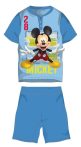   Disney Mickey egér nyári rövid ujjú gyerek pizsama - pamut jersey pizsama - világoskék - 104