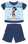 Disney Mickey egér nyári rövid ujjú baba pizsama - pamut jersey pizsama - sötétkék - 92 Disney Mickey egér nyári rövid ujjú baba pizsama - pamut jersey pizsama - sötétkék - 92