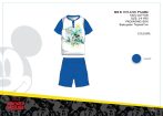   Disney Mickey egér nyári rövid ujjú gyerek pizsama - pamut pizsama - középkék - 98