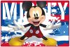 Disney Mickey egér fürdőszobai kilépő, szőnyeg - 50 x 80 cm 
