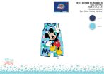   Disney Mickey egér nyári ujjatlan baba rugdalózó - világoskék-sötétkék - 0-1 hónapos babának