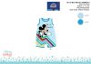 Disney Mickey egér nyári ujjatlan baba rugdalózó - Hey There felirattal - világoskék-világoskék - 0-1 hónapos babának Disney Mickey egér nyári ujjatlan baba rugdalózó - Hey There felirattal - világoskék-világoskék - 0-1 hónapos babának