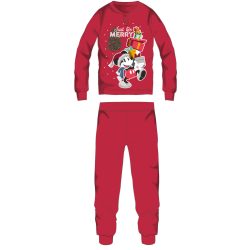   Mickey Egér vastag interlock karácsonyi pamut pizsama nőknek