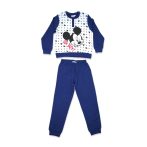   Téli flanel gyerek pizsama - Mickey egér - sötétkék - 104