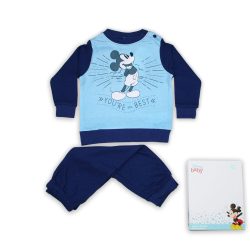   Téli vastag pamut baba pizsama - Mickey egér - the Best - sötétkék - 92