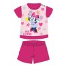 Nyári rövid ujjú pamut baba pizsama - Disney Minnie egér - csillagos - pink - 80 Nyári rövid ujjú pamut baba pizsama - Disney Minnie egér - csillagos - pink - 80