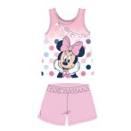   Nyári ujjatlan pamut baba pizsama - Disney Minnie egér - világosrózsaszín - 92
