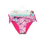   Baba fürdőruha alsó kislányoknak - Minnie egér - Hey cutie felirattal - pink - 80