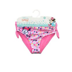   Baba fürdőruha alsó kislányoknak - Minnie egér - Hey cutie felirattal - rózsaszín - 80