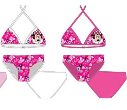   Disney Minnie egér kétrészes fürdőruha kislányoknak - virág mintával - fehér - 104