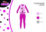   Téli pamut interlock gyerek pizsama - Disney Minnie egér - pink - 110