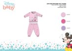   Téli pamut interlock baba pizsama - Disney Minnie egér - világosrózsaszín - 86