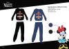 Téli pamut interlock női pizsama - Disney Minnie egér - Minnie Everything felirattal - fekete - XL