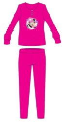   Disney Minnie egér pamut flanel pizsama - téli vastag gyerek pizsama - pink - 134-140