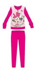 Disney Minnie egér téli pamut gyerek pizsama - interlock pizsama - virág mintával - pink - 134-140 Disney Minnie egér téli pamut gyerek pizsama - interlock pizsama - virág mintával - pink - 134-140