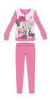   Disney Minnie egér téli pamut gyerek pizsama - interlock pizsama - pillangó mintával - rózsaszín - 110