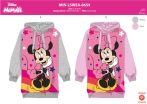   Disney Minnie egér kapucnis pulóver kislányoknak - szürke - 116