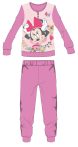   Disney Minnie egér polár pizsama - téli vastag gyerek pizsama - rózsaszín - 116