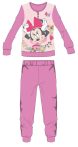   Disney Minnie egér polár pizsama - téli vastag gyerek pizsama - rózsaszín - 128