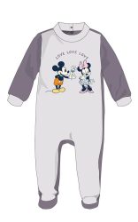   Disney Minnie egér baba velúr rugdalózó - szürke - 1-3 hónapos babának