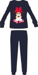   Disney Minnie egér női vékony pamut pizsama - jersey pizsama - sötétkék - S