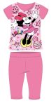   Disney Minnie egér rövid ujjú nyári pamut pizsama - gyerek jersey pizsama - rózsaszín - 110