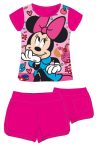   Disney Minnie egér pamut nyári együttes - póló-rövidnadrág szett - pink - 98