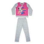 Téli flanel gyerek pizsama - Minnie egér - szürke - 98