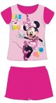   Disney Minnie egér nyári rövid ujjú gyerek pizsama - pamut jersey pizsama - pink - 104
