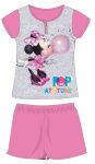 Disney Minnie egér nyári rövid ujjú gyerek pizsama - pamut jersey pizsama - szürke - 116 Disney Minnie egér nyári rövid ujjú gyerek pizsama - pamut jersey pizsama - szürke - 116