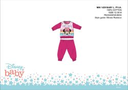   Disney Minnie egér baba pizsama - jersey pamut pizsama - pink - 92