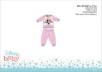   Disney Minnie egér baba pizsama - jersey pamut pizsama - világosrózsaszín - 80