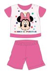   Disney Minnie egér nyári rövid ujjú baba pizsama - pamut jersey pizsama - rózsaszín - 98