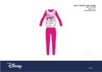   Disney Minnie egér női jersey pizsama - pamut pizsama - pink - M