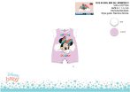   Disney Minnie egér nyári rövid ujjú baba rugdalózó - világoslila-fehér - 0-1 hónapos babának