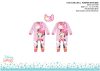 Disney Minnie egér baba rugdalózó előkével - világosrózsaszín-rózsaszín - 1-3 hónapos babának Disney Minnie egér baba rugdalózó előkével - világosrózsaszín-rózsaszín - 1-3 hónapos babának