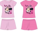   Disney Minnie egér pamut nyári együttes - póló-rövidnadrág szett - világosrózsaszín - 122