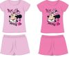 Disney Minnie egér pamut nyári együttes - póló-rövidnadrág szett - világosrózsaszín - 98 Disney Minnie egér pamut nyári együttes - póló-rövidnadrág szett - világosrózsaszín - 98