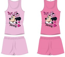   Disney Minnie egér pamut nyári együttes - trikó-rövidnadrág szett - rózsaszín - 110