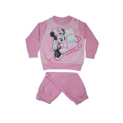   Téli flanel baba pizsama - Minnie egér - világosrózsaszín - 86
