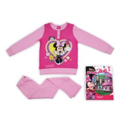   Téli pamut gyerek pizsama - Minnie egér - világosrózsaszín - 98