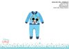 Disney Mickey egér baba rugdalózó - galléros - világoskék-sötétkék - 1-3 hónapos babának Disney Mickey egér baba rugdalózó - galléros - világoskék-sötétkék - 1-3 hónapos babának