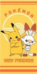 Pokémon ÚJ BARÁTOK 100% pamut törölköző 70x140cm