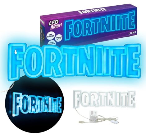 Fortnite falra szerelhető LED neon logó lámpa