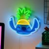 Lilo és Stitch ananász kalapban Neon falra szerelhető Led hangulatvilágítás Lilo és Stitch ananász kalapban Neon falra szerelhető Led hangulatvilágítás